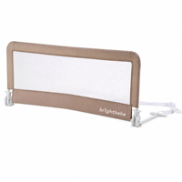 Lit de voyage pliable Brightbebe pour bébé avec barrière latérale en métal certifiée EN 120x50x42cm pour nourrissons et tout-petits
