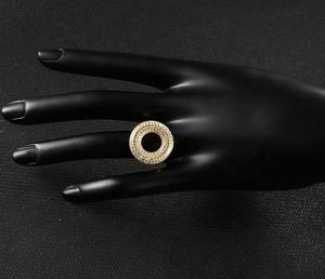 แหวนรูปเห็ด ดีไซน์ใหม่จากดูไบ แหวนชุบทอง 18K แหวนรูปเห็ดสุดหรูสำหรับผู้หญิง แหวนนิ้วมือสุดฮิต ไม่ลอกสี - Product Image 2