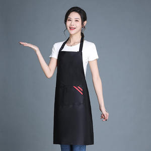 ผ้ากันเปื้อนแบบคล้องคอ โพลีเอสเตอร์ ขนาดเดียว กันน้ำ กันน้ำมัน ชุดยูนิฟอร์มร้านอาหาร บาร์ - Product Image 4