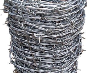 <span class=keywords><strong>Alambre</strong></span> <span class=keywords><strong>de</strong></span> púas <span class=keywords><strong>reforzado</strong></span> con púas extra afiladas, para máxima disuasión <span class=keywords><strong>de</strong></span> intrusos, calibre pesado - Product Image 1