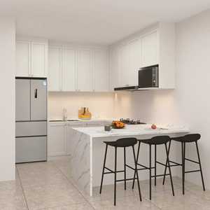 Armoires de cuisine Zofa, luxueuses et durables, en bois moderne, laquées en blanc, meubles de cuisine fabriqués en Chine - Product Image 1