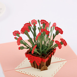 Biglietti d'Auguri Personalizzati all'Ingrosso, Decorati a Mano con Ritagli di Carta 3D, Piccoli Regali per <span class=keywords><strong>la</strong></span> Festa della Mamma, Biglietti di Ringraziamento e Auguri per le Festività - Product Image 3