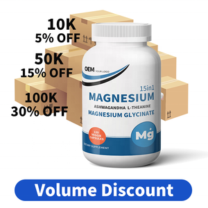 Fabricante de Suplementos de Glicinato y Lisinato de Magnesio a Granel, Fórmula y Empaque Personalizados OEM, Ventaja de Costo al por Mayor y Suministro Estable - Product Image 3