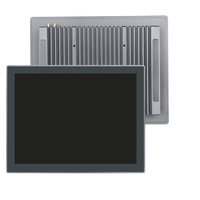 Monitor Layar Sentuh Industri Linux/Win10 11 inci 1000 Nits All in One Embedded/terpasang di dinding Komputer Panel Sentuh Paduan Aluminium