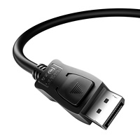 Câble DP 2.0 8K/60Hz 4K/240Hz 54 Gbps HDR G-Sync FreeSync pour moniteur de jeu PC