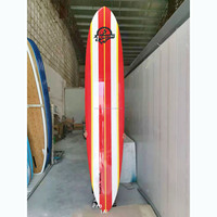 Planche de surf en bois personnalisée 9'0 Longboard planche de surf en papier Balsa de haute qualité