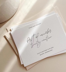 Design gratuito formato Logo personalizzato stampato 400gsm <span class=keywords><strong>carta</strong></span> riciclata cartoline di auguri regalo di auguri biglietti di ringraziamento per affari - Product Image 5