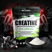 Pasokan Pabrik MOQ Rendah Kualitas Tinggi Nutrisi Olahraga Otot Dewasa 200 Mesh Kemurnian 99,9% Bubuk Creatine Monohydrate