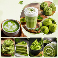 Poudre de thé vert Matcha 100g Qualité Cérémoniale Vente en Gros Marque Privée OEM Échantillon Gratuit Usine Chinoise