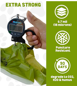 Kích Thước Tùy Chỉnh & Logo Phân Hủy Sinh Học Phân Chó Phân T-Shirt Túi Không Thấm Nước Pla Chất Liệu Cho Hộ Gia Đình Sử Dụng - Product Image 4