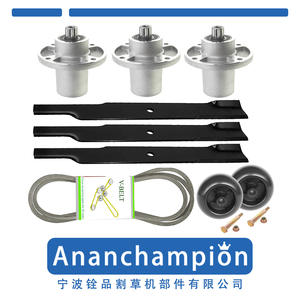 Kit de réparation de plateau de tondeuse à gazon Ananchampion 54 pouces avec roues et lames - Product Image 1