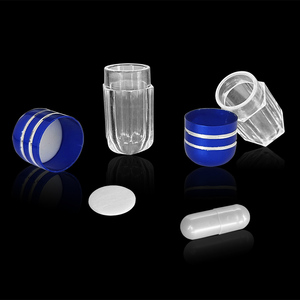 Envase de pastillas de plástico blanco HDPE al por mayor - Product Image 4