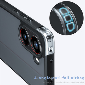 Para <span class=keywords><strong>Xiaomi</strong></span> Redmi Turbo 4 <span class=keywords><strong>3</strong></span> / <span class=keywords><strong>Poco</strong></span> X7 Pro funda ultrafina suave TPU marco transparente mate PC cubierta trasera a prueba de golpes Coque Fundas - Product Image 2
