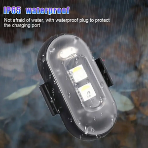 <span class=keywords><strong>Lampe</strong></span> <span class=keywords><strong>stroboscopique</strong></span> télécommandée sans fil <span class=keywords><strong>Lampe</strong></span> d'avertissement LED 7 couleurs Avion Voiture <span class=keywords><strong>Moto</strong></span> Bicyclette RC Drone Flash Indicateur <span class=keywords><strong>Lampe</strong></span> - Product Image 4
