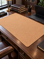 Tapis de bureau en liège, plusieurs tailles disponibles, tapis de table naturel, imperméable, antidérapant, pour la maison et le bureau