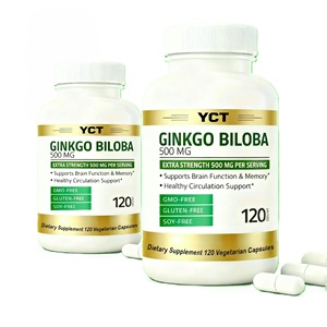 Capsule di Integratori Erboristici di Estratto di Ginkgo <span class=keywords><strong>Biloba</strong></span> di Qualità Export (120 Capsule/Bottiglia) - Produttore OEM Vendita Diretta all'Ingrosso - Product Image 3