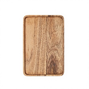 Bandejas de Madera Decorativas Hechas a Mano y Grabadas, Desechables, para Servir Aperitivos y Bebidas, Aptas para Lavavajillas, Ecológicas, Vajilla para el Hogar - Product Image 1