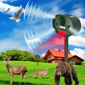 超声波鸟类动物孔雀驱虫剂太阳能