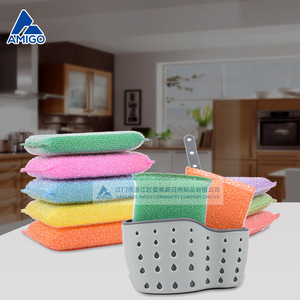 Éponges de nettoyage colorées Amigo, forme rectangulaire, pour la cuisine, la vaisselle, les casseroles, les poêles et les bols - Product Image 2