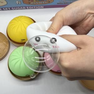 Jouet anti-stress mignon en forme de boulette vapeur soufflante, extensible et compressible, pour enfants et adultes, idéal pour soulager le stress et les cadeaux de fête - Product Image 4