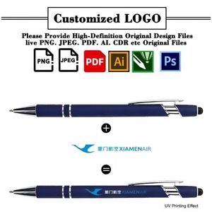 Bolígrafo de Metal y Plástico con Tinta Negra y Logotipo, Venta al por Mayor, Grabado, Pantalla Táctil, Regalos Promocionales Personalizados - Product Image 4
