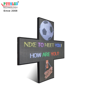 Trong Nhà P7.62 RGB Thiết Kế Mới Led Chữ Thập Đăng Led Bảng Tin Cho Dược - Product Image 3