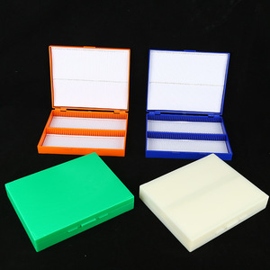Hongbolai 100 Slide Box Case For <b>Microscope</b> Slides Storage Laboratory Use - Product Image 2