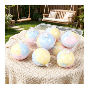 Leak Proof Silicone Handmade Decompression Ball Premium Clear Texture <b>Squishy</b> Toy Portable Relaxer Travel Companion - Product Image 2