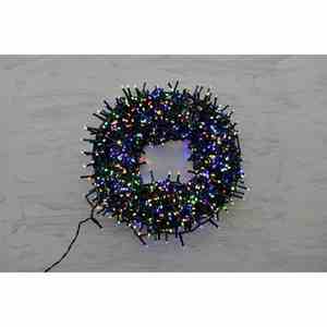 2000 LUMIÈRES DE NOËL MULTICOLORES MICROLED AVEC TRANSFORMATEUR 40+3MT - Product Image 1