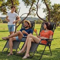 Chaise longue d'extérieur moderne à cadre en fer, légère, pliable, réglable, zéro gravité, pour chambre à coucher – Meilleure vente