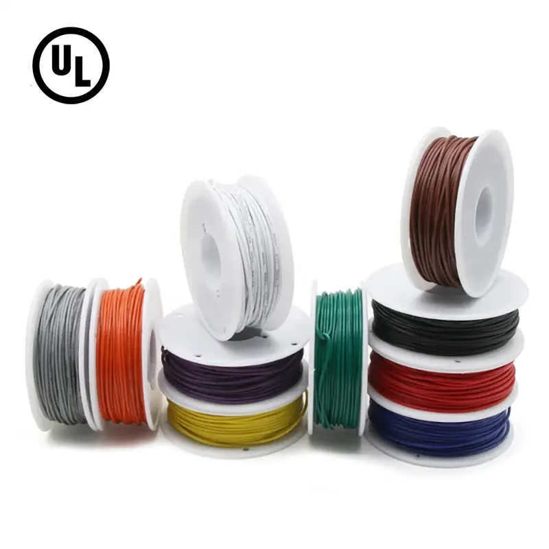 Ul được phê duyệt đồng đóng hộp móc lên Dây cáp thiết bị điện dây 20AWG 22AWG 24AWG 26AWG 28AWG ul1015 cho đồ chơi điện tử