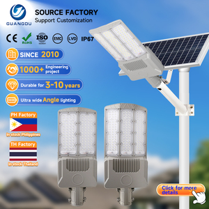 Lámpara de Jardín de Aluminio con Control de Tiempo SMD5730 de 100, 200, 300, 500, 600 y 800 Vatios, Lámpara Solar LED para Exteriores de Alto Lumen - Product Image 1