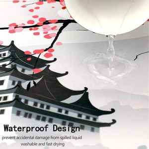 Özel Japon Kiraz Çiçeği <span class=keywords><strong>Mousepad</strong></span>'i Oyun İçin Kaymaz Kauçuk Su Geçirmez Büyük Mouse Pad Dikişli Kenarlı - Product Image 4