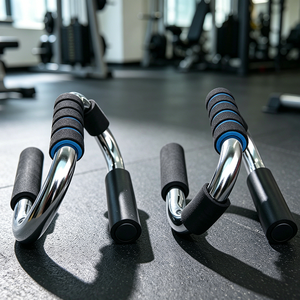 Supporto per Flessioni a Forma di S, Compatto e Leggero, Design Integrato <span class=keywords><strong>Senza</strong></span> Montaggio, Attrezzatura per Allenamento del Petto per Principianti - Product Image 1