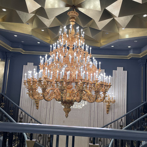 <span class=keywords><strong>Lampadario</strong></span> in Cristallo Europeo di Grandi Dimensioni per Hotel, <span class=keywords><strong>Ingresso</strong></span>, Sala Banchetti, Decorazione Matrimonio - Product Image 3