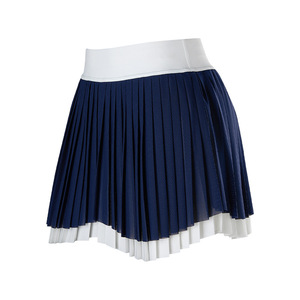 Falda pantalón plisada de doble capa para mujer, diseño irregular, efecto dos piezas, de secado rápido, antiexposición, para deportes de primavera, verano y otoño. - Product Image 3