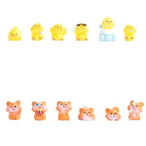 Figuras de Animales Miniatura de Resina, Ardillas y Pollitos Adorables, Decoración para Escritorio, Auto y Hogar - Product Image 5