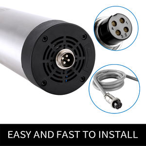 Zhong Hua Jiang - Motor de Husillo Refrigerado por Aire de 1.5KW, 80mm, 4 Rodamientos, 220V/380V, 10000-24000 RPM, 1.2Nm de Torque, para Máquina BT, Entrega Rápida - Product Image 3