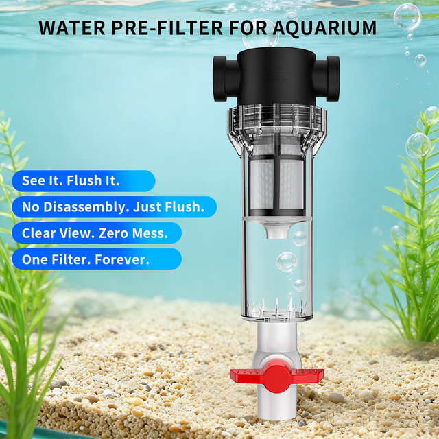 Garden Watering Filter  Large Flow Irrigation System Impurity Prefilter Aquaculture Household Water Pipe Filters