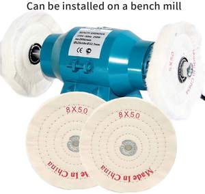 Meule de polissage extra épaisse 6 pouces (70 plis) pour outil de meuleuse d'établi avec trou d'arbre de 1/2 "2 PCS - Product Image 6