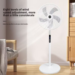 Ventilatore da Pavimento WEILI a 7 Pale Silenzioso con <span class=keywords><strong>8</strong></span> Velocità Regolabili, Motore DC a Spazzole, Efficienza Energetica Livello 3, Telecomando e Timer, Pale da 16 Pollici - Product Image 3