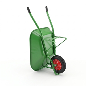 WB6502 150kg Heavy Duty Construction Wheelbarrow 3.50-8 Pneumatic Rubber <b>Wheel</b> Carretilla - Product Image 4