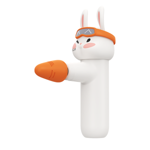 Beoka, nuevo diseño, bonita pistola de masaje eléctrica de conejo, tejido profundo <span class=keywords><strong>Mini</strong></span>, músculo fascial, vibración, logotipo personalizado, cuerpo para niños - Product Image 1