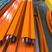 Barre omnibus multipolaire encastrée 100A de type tube à 4 pôles pour pont roulant