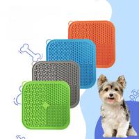 Tapis de léchage pour chien en silicone de qualité alimentaire, écologique, à ventouse, étanche, pour l'alimentation lente, anti-anxiété, pour le bain, le toilettage et l'entraînement, facile à utiliser