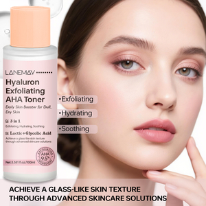 โทนเนอร์บำรุงผิวหน้าสูตรอ่อนโยนจากเกาหลี <span class=keywords><strong>AHA</strong></span> <span class=keywords><strong>BHA</strong></span> PHA ช่วยผลัดเซลล์ผิวและเติมความชุ่มชื้น สำหรับดูแลรูขุมขนและผิวเรียบเนียน ด้วยกรดแลคติกและไกลโคลิก - Product Image 3