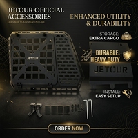 Panneau Molle pour fenêtre Jetour Shanhai T1 2024-2026, protection latérale en acier au manganèse pour accessoires Jetour Freedom
