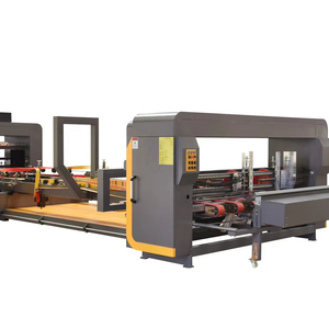 Full Automatic 2600 Computer Model Automatic Corrugated Carton <strong>Box</strong> <strong>Folder</strong> Gluer Machine with Stacker Machine - Product Image 1