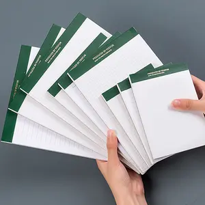 Broca de livro explosão da amazon 2023, broca de caderno grande para estudantes leitura de papel branco flip a6a5b5 notepad