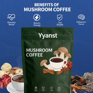 ผงกาแฟเห็ด OEM/ODM เพิ่มพลังงาน บำรุงระบบทางเดินอาหาร 100 กรัม 20 หน่วยบริโภค อาหารเสริม - Product Image 5